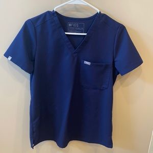 Figs navy XS scrub top!